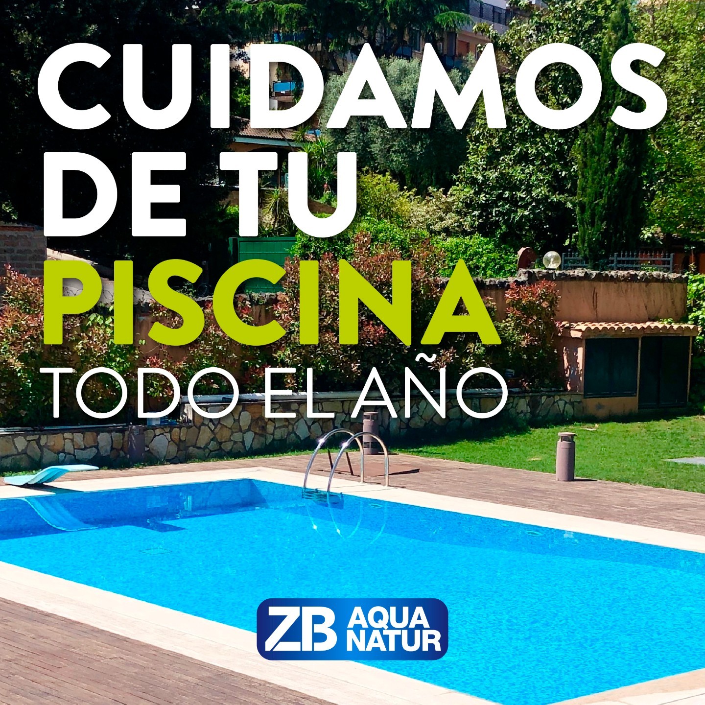 Cuidamos tu piscinas todo el año